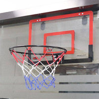 STEALTH DUNK SILENT BASKETBALL INDOOR HOOP WITH CLEAR BACKBOARD