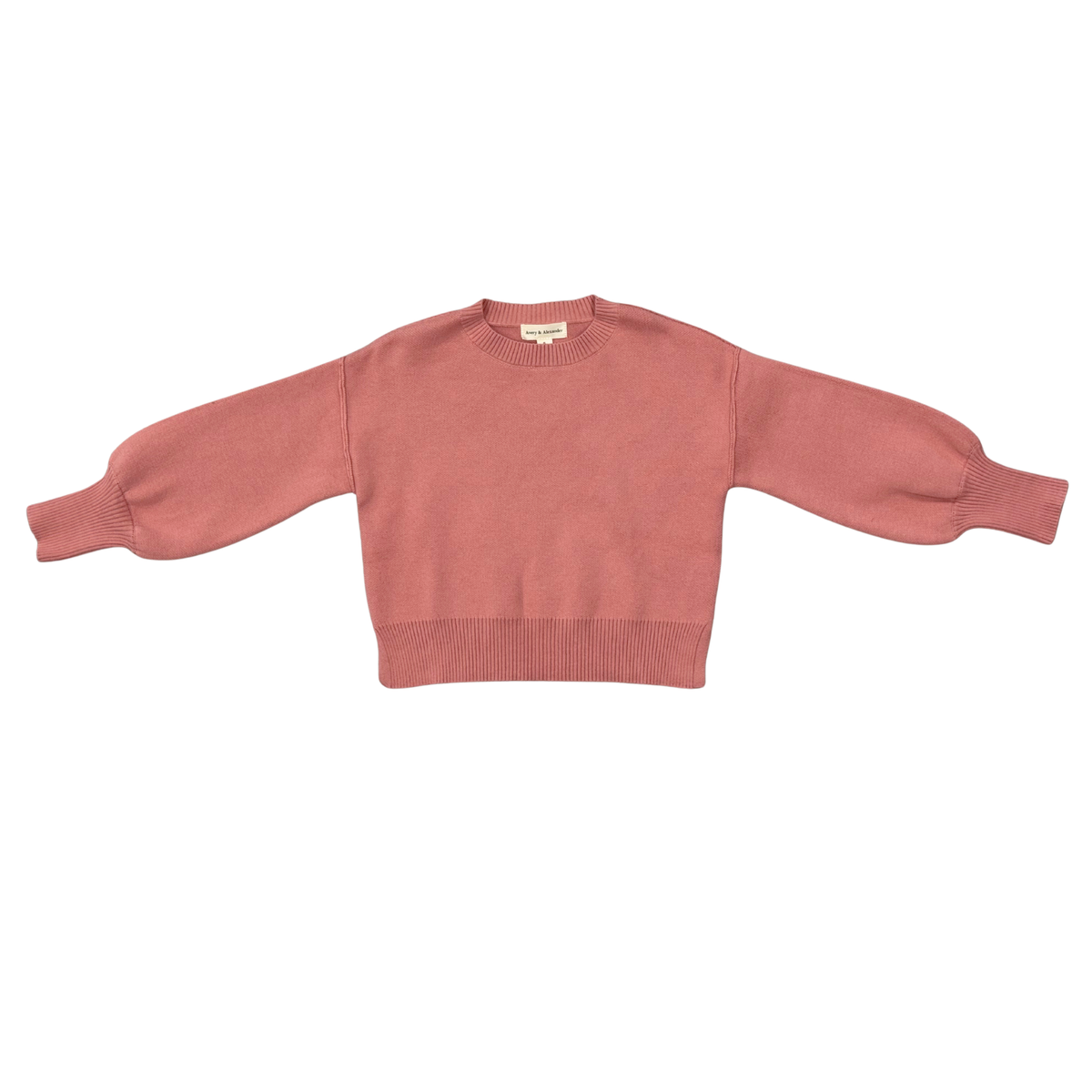 Babysprouts Girls Soft Fit Sweater in Terra Rose