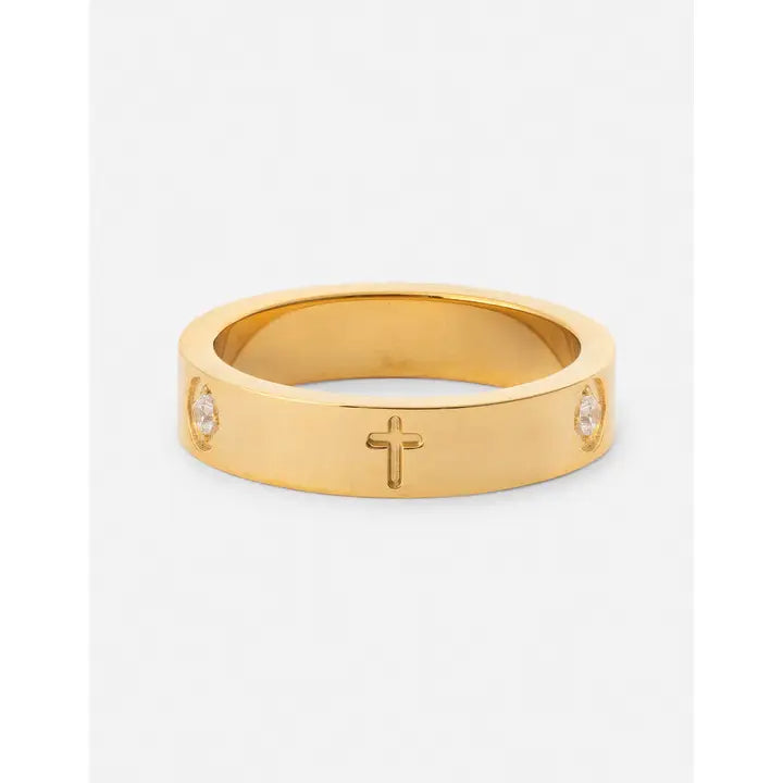 ELEVATED FAITH ETERNITY GEM RING