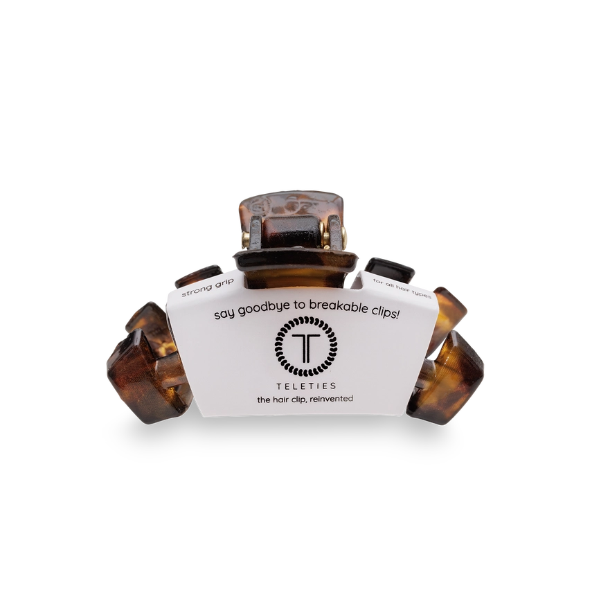 TELETIES CLASSIC TORTOISE TINY HAIR CLIP