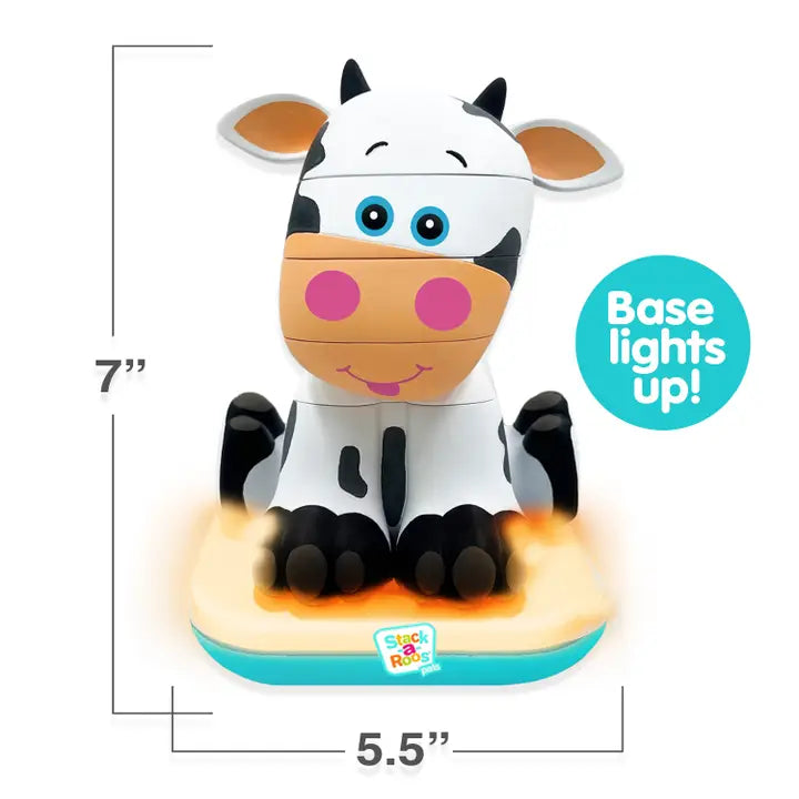 STACK-A-ROOS BARNYARD ANIMAL COW