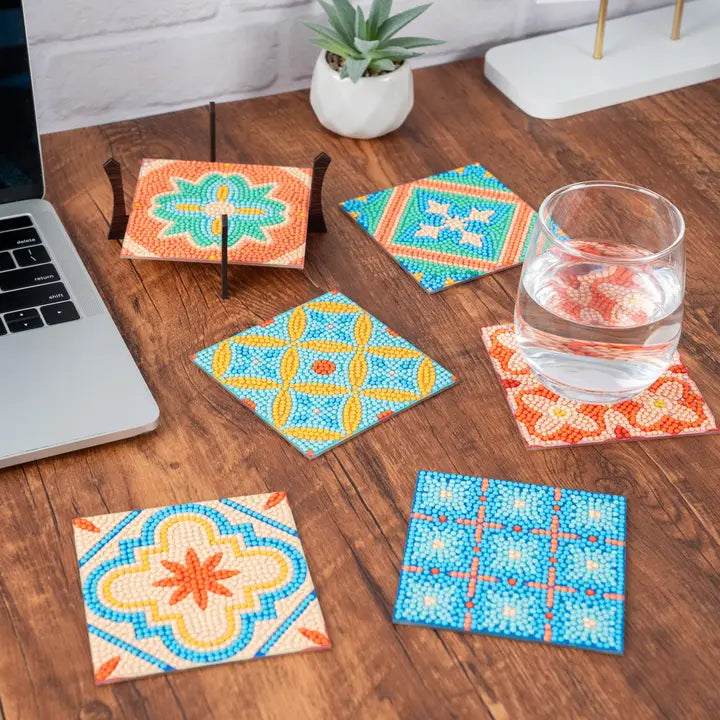 Pixel Pop Coasters Tile Of Grenada