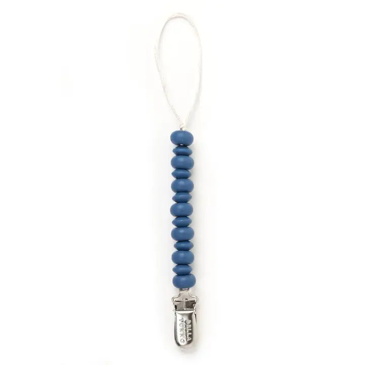 BELLA TUNNO NAVY PACIFIER CLIP