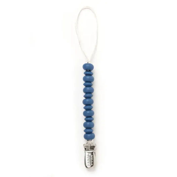 BELLA TUNNO NAVY PACIFIER CLIP