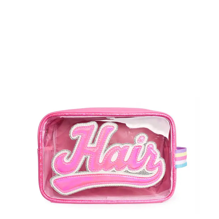 OMG ACCESORIES HAIR PINK PEEKABOO POUCH