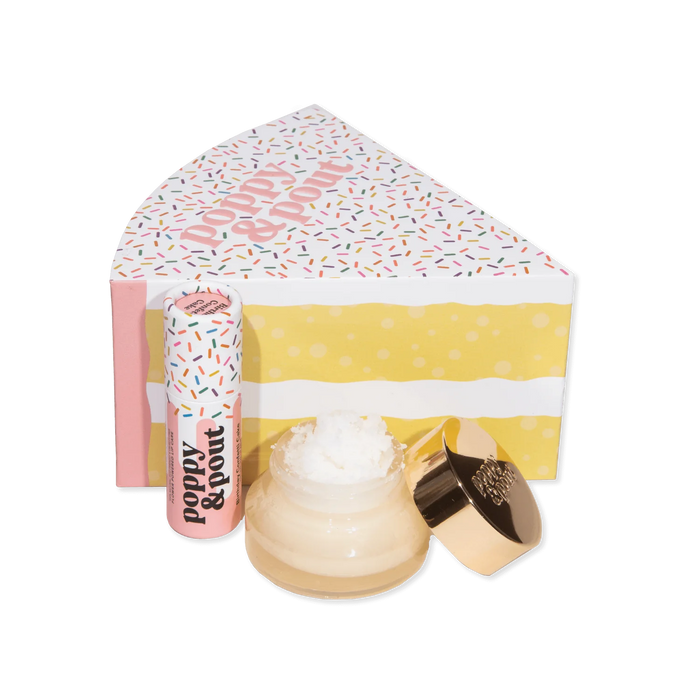 POPPY & POUT GIFT SET BIRTHDAY CONFETTI