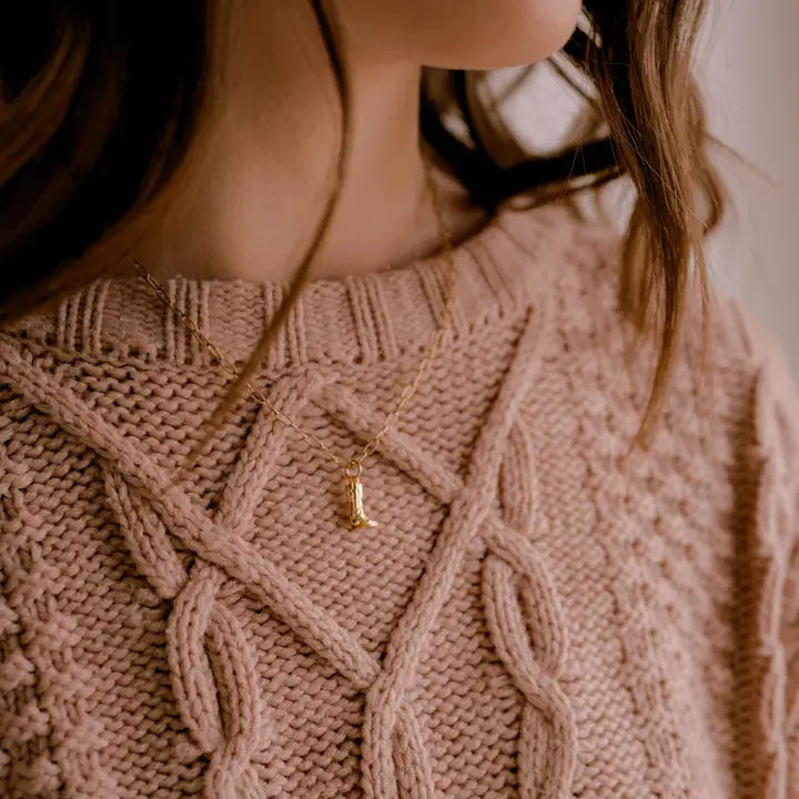 WALK BY FAITH CHARM NECKLACE