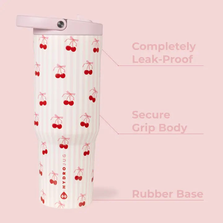 HYDROJUG SWEET CHERRY 40 OZ SPORT WATER BOTTLE