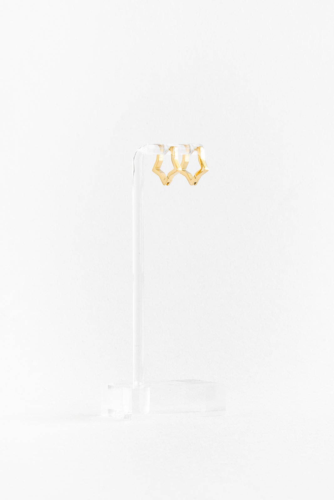 Pip Pop Post Star Hoop Stud Earrings