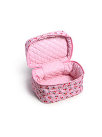 LIVING ROYAL CHERRY COSMETIC TRAVEL CASE