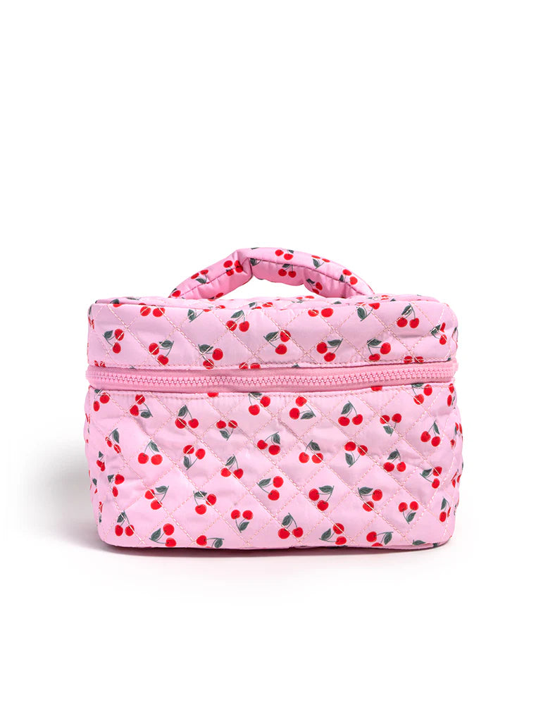 LIVING ROYAL CHERRY COSMETIC TRAVEL CASE