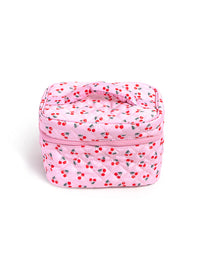 LIVING ROYAL CHERRY COSMETIC TRAVEL CASE
