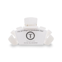 TELETIES CLASSIC COCONUT WHITE SMALL HAIR CLIP