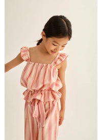Ava Top Pink Stripe
