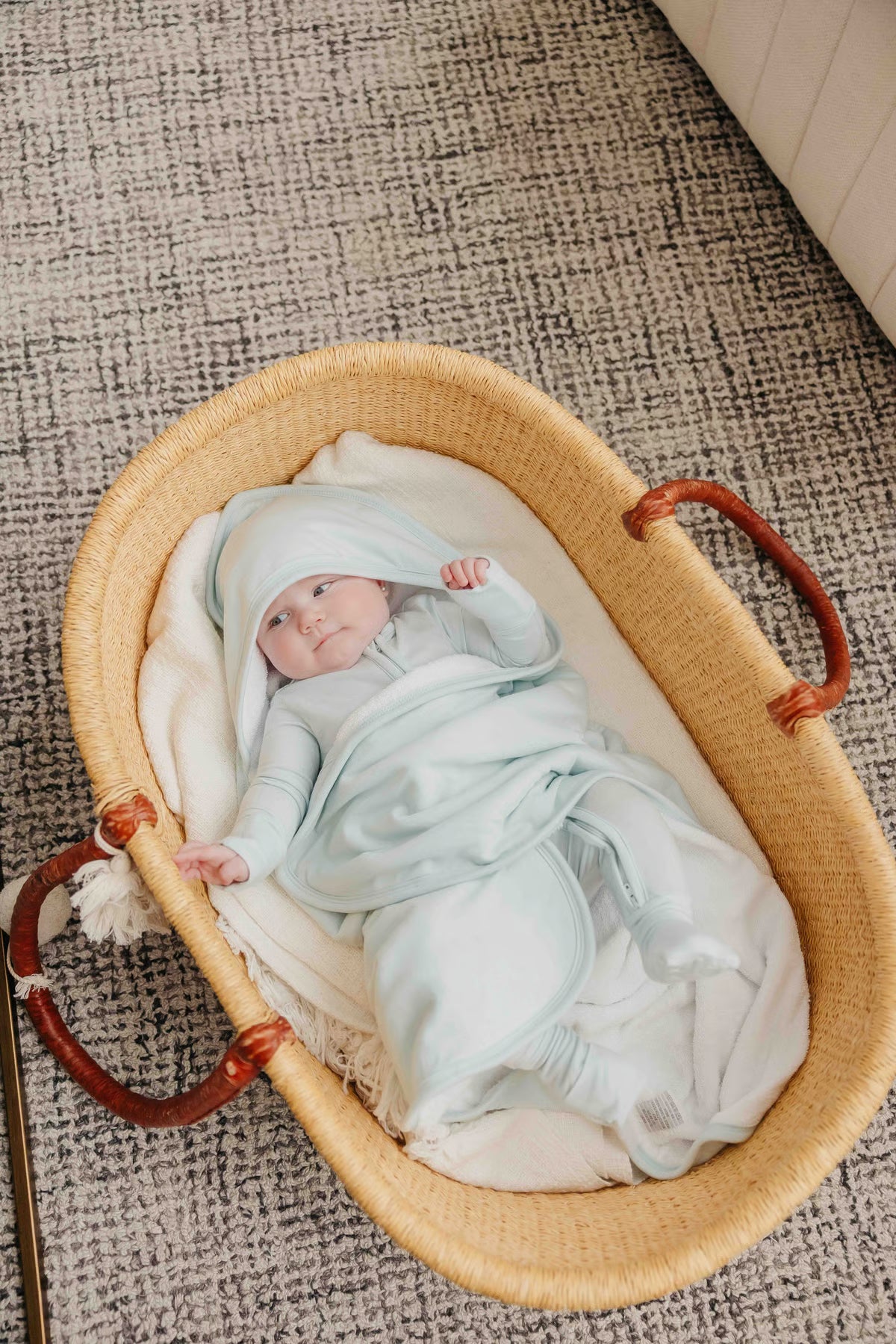 Air Premium Baby Knit Hooded Towel