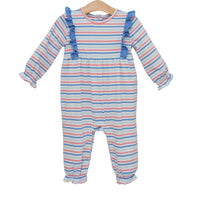 Olivia Romper Hamptons Stripe