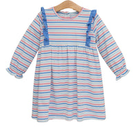 Olivia Dress Hampton Stripe