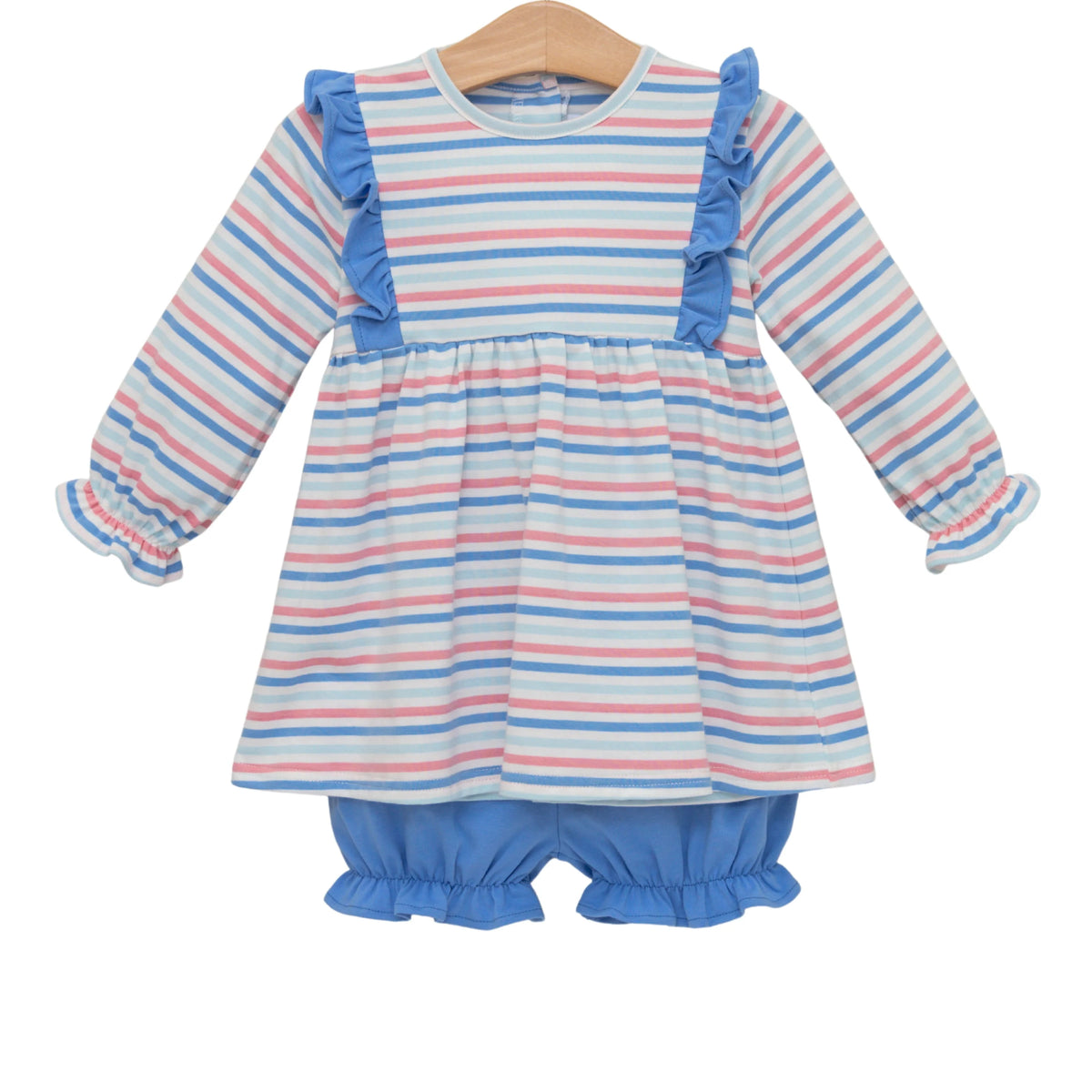 Olivia Bloomer Set Hamptons Stripe