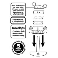 STACK-A-ROOS BARNYARD ANIMAL COW