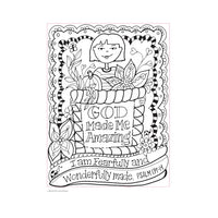 YOU'RE GODS GIRL COLORING BOOK