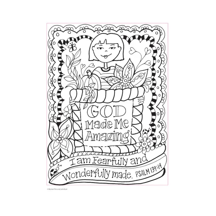 YOU'RE GODS GIRL COLORING BOOK