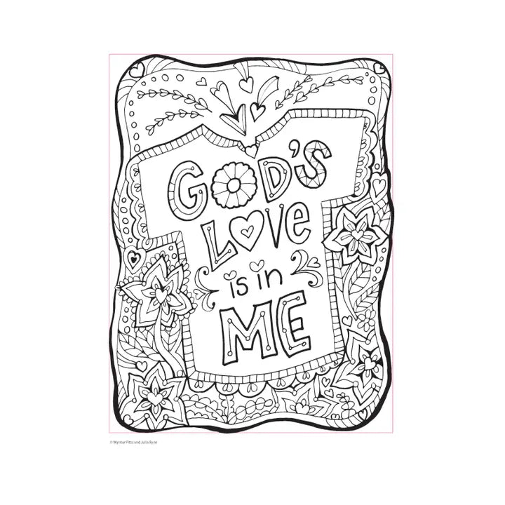 YOU'RE GODS GIRL COLORING BOOK