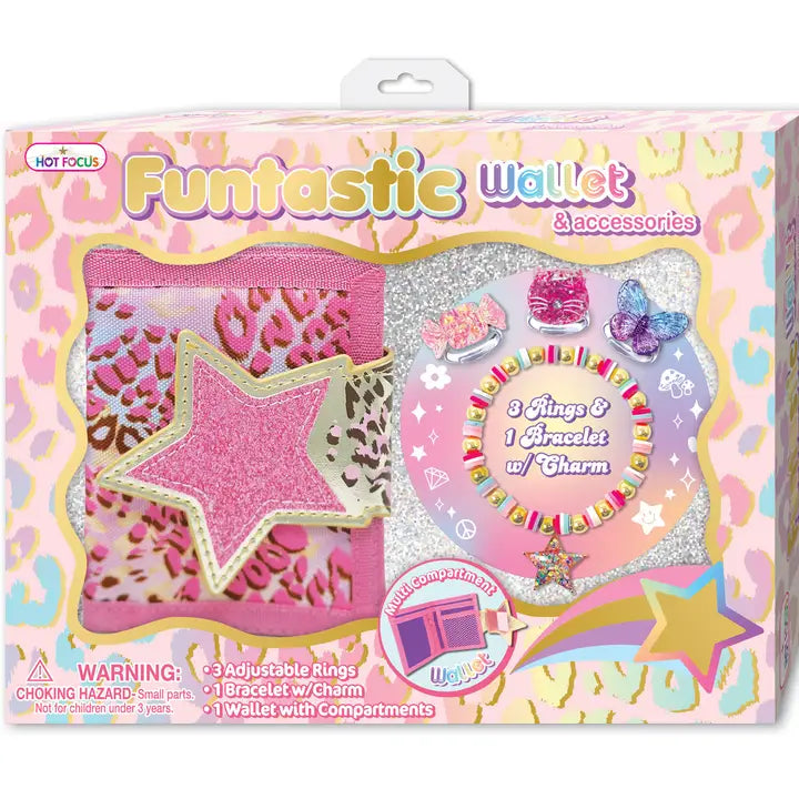 HOT FOCUS FUNTASTIC WALLET & ACCESSORIES LEOPARD