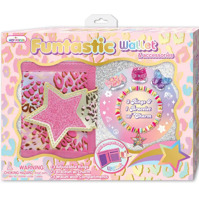HOT FOCUS FUNTASTIC WALLET & ACCESSORIES LEOPARD