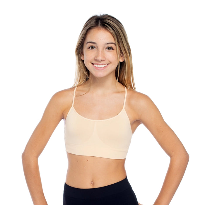 MALIBU SUGAR RACER BACK BRA CAMI GIRLS (MULTIPLE COLORS)