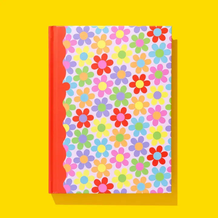 FLOWER PRINT HARDCOVER NOTEBOOK
