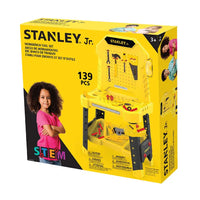 RED TOOLBOX STANLEY JR. PRETEND PLAY WORKBENCH & TOOLSET