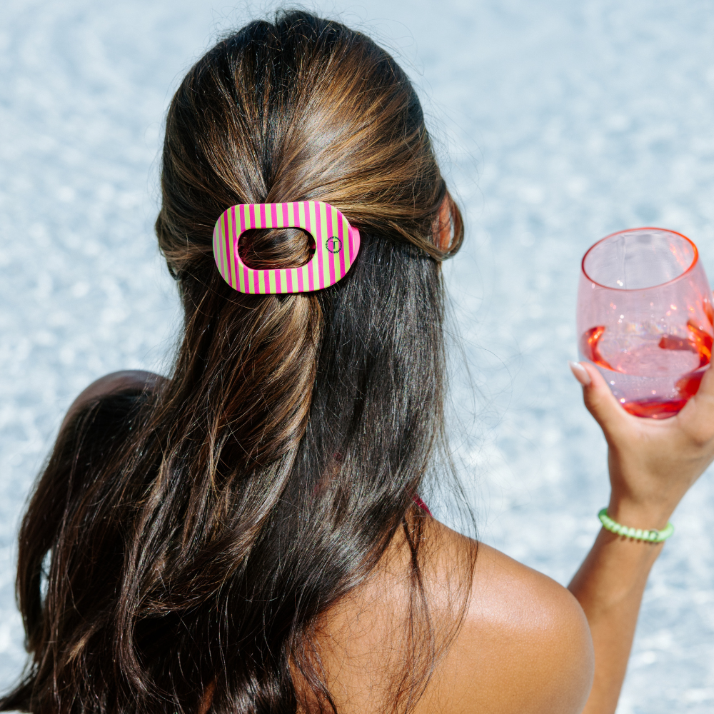 Summer Crush Small Flat Round Hair Clip