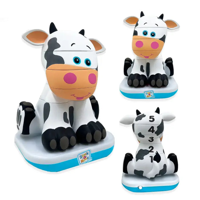 STACK-A-ROOS BARNYARD ANIMAL COW