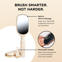 Boar Bristle Hair Brush Tan