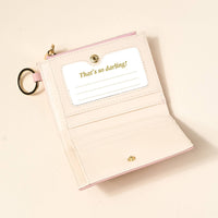 The Darling Effect Luxe Pocket Wallet | Blush