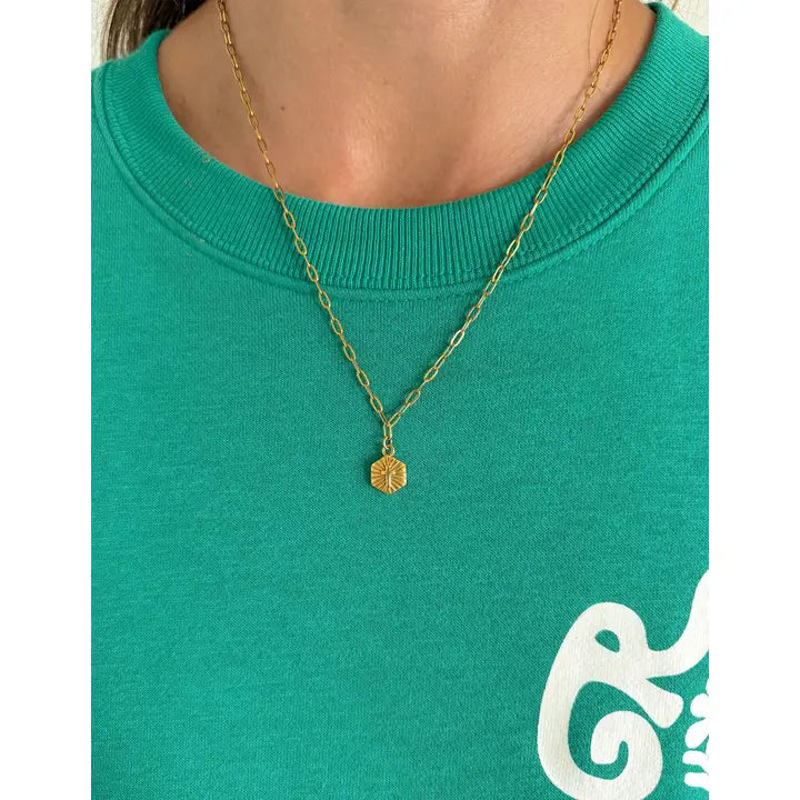 ELEVATED FAITH RADIANT CROSS NECKLACE