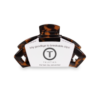 Open Hair Clip Small Tortoise