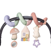 SPIRAL CAR SEAT ACTIVITY TOY PASTEL GIRL