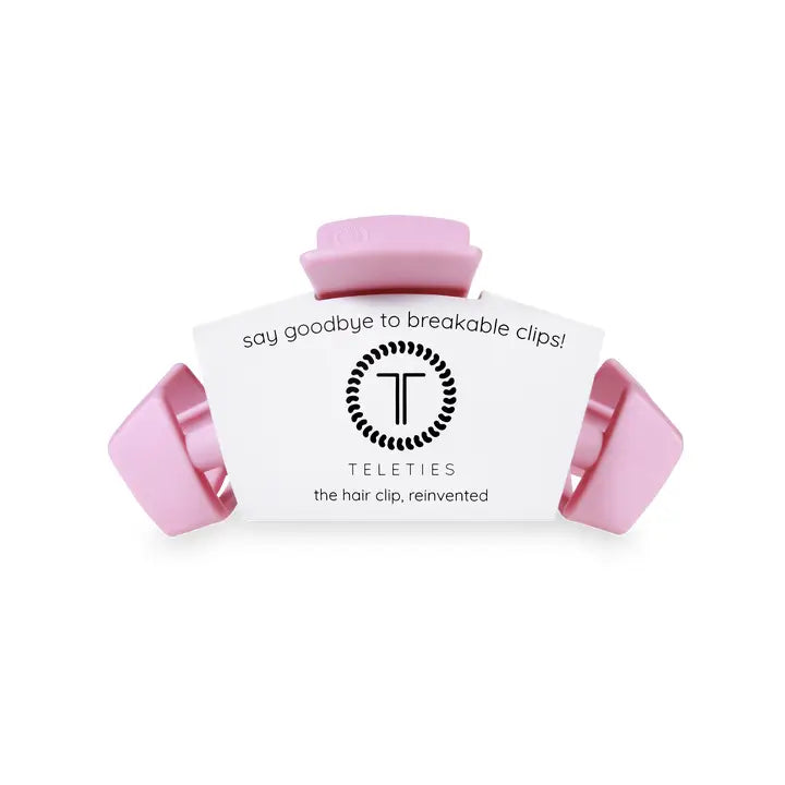 TELETIES CLASSIC MERRY PINKMAS MEDIUM HAIR CLIP