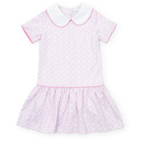 LILA AND HAYES LIBBY GIRLS DRESS SCHOOL PLAID PINK