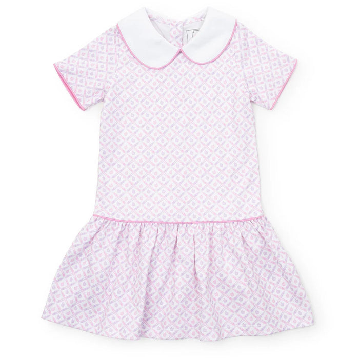 LILA AND HAYES LIBBY GIRLS DRESS SCHOOL PLAID PINK
