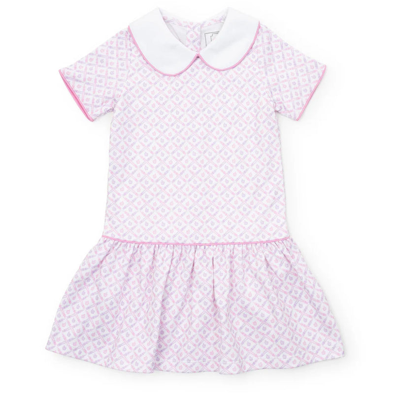 LILA AND HAYES LIBBY GIRLS DRESS SCHOOL PLAID PINK