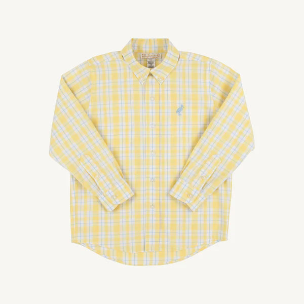 DEANS LIST DRESS SHIRT FORSYTH PARK PLAID/BEALE STREET BLUE