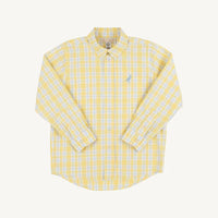 DEANS LIST DRESS SHIRT FORSYTH PARK PLAID/BEALE STREET BLUE