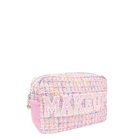 OMG ACCESORIES MAKEUP TWEED POUCH