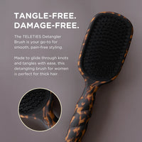 DETANGLER HAIR BURSH FOR THICK HAIR TORTOISE