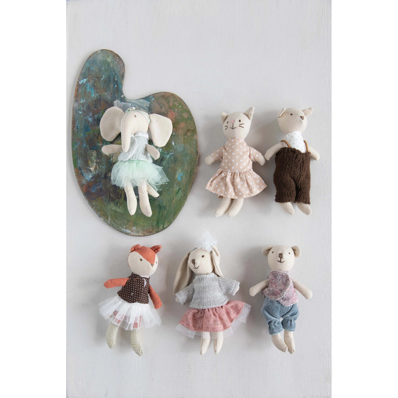 COTTON LINEN MINI ANIMALS