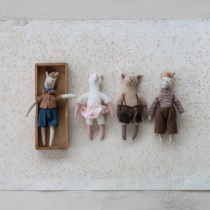 PLUSH LLAMA IN CLOTHES