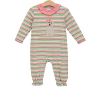 Puppy Ruffle Romper