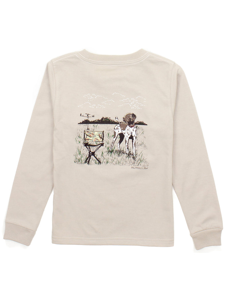 PROPERLY TIED BOYS DOVE HUNT LS LINEN